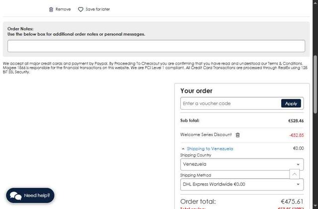 Magee 1866 checkout page showing Magee 1866 discount code box | Screenshot taken by SimplyCodes community member on Aug 14, 2025