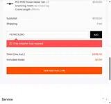 PATRICKLINO coupon verification screenshot