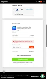 COUPONSPIG17OFF coupon verification screenshot