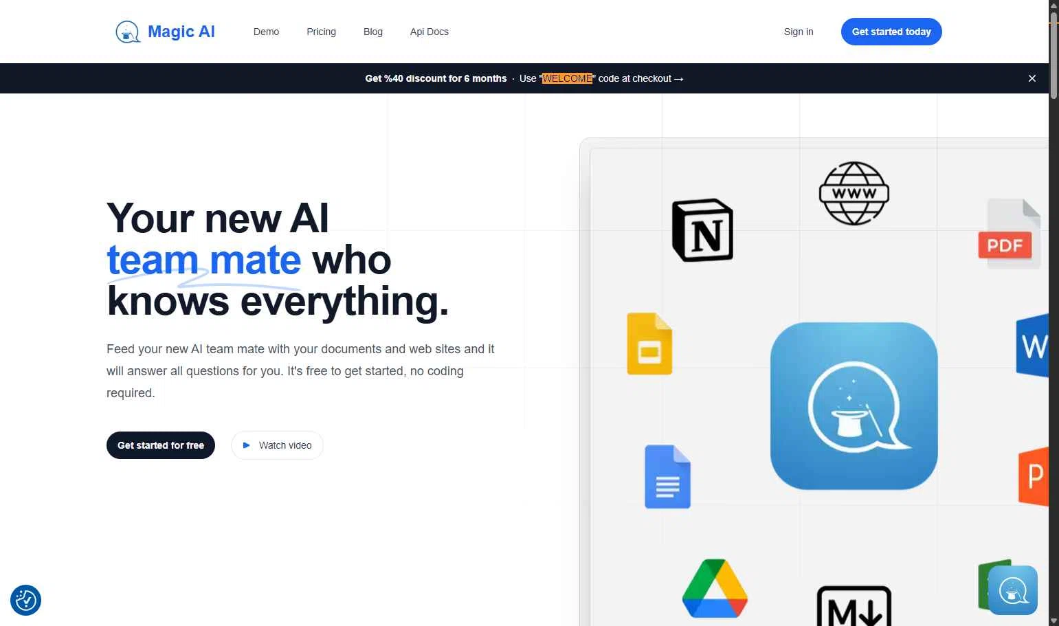 Magic AI checkout page showing Magic AI discount code box | Screenshot taken by SimplyCodes community member on Oct 26, 2025