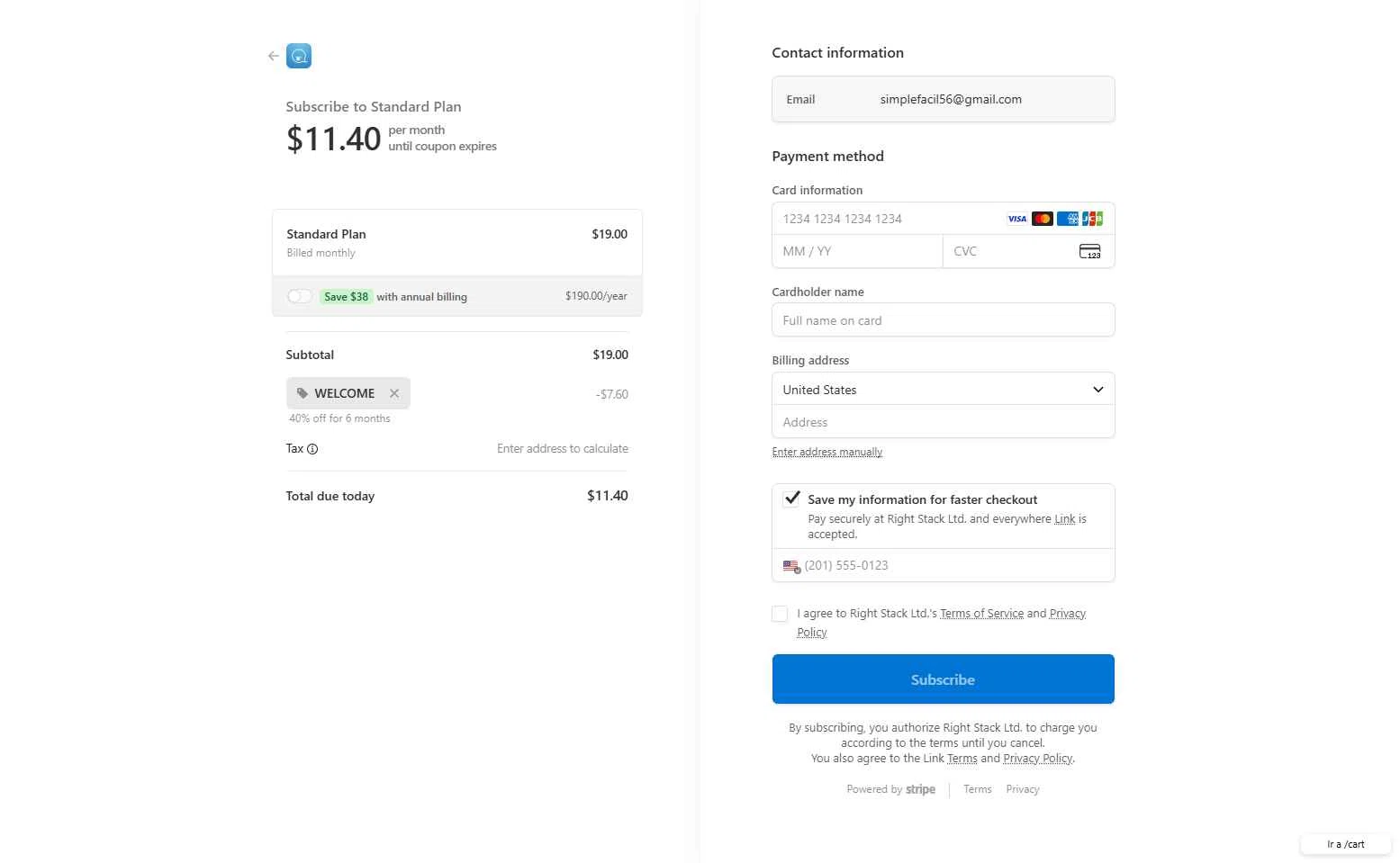 Magic AI checkout page showing Magic AI discount code box | Screenshot taken by SimplyCodes community member on Sep 26, 2025