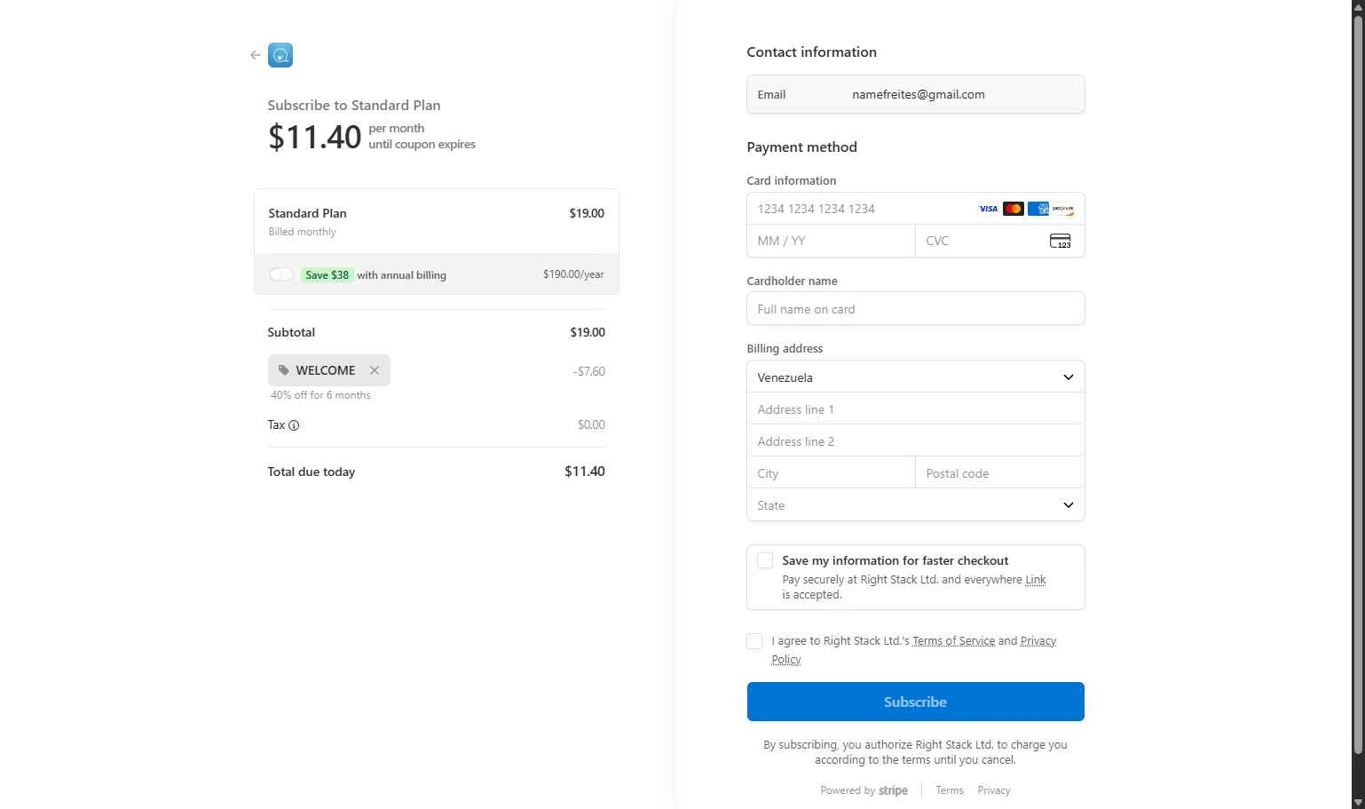 Magic AI checkout page showing Magic AI discount code box | Screenshot taken by SimplyCodes community member on Aug 20, 2025