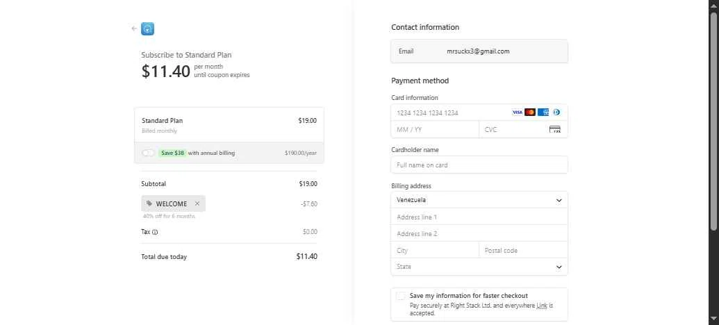 Magic AI checkout page showing Magic AI discount code box | Screenshot taken by SimplyCodes community member on Oct 14, 2025