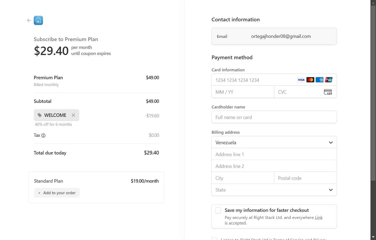 Magic AI checkout page showing Magic AI discount code box | Screenshot taken by SimplyCodes community member on Sep 22, 2025