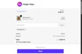 Magic Keys Trade coupon verification screenshot