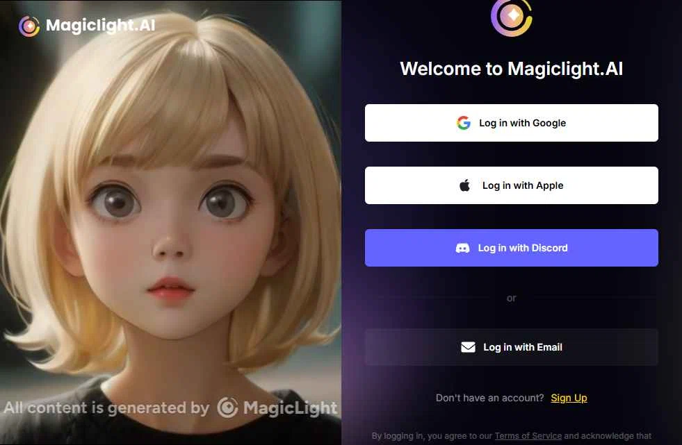 MagicLight AI checkout page showing MagicLight AI promo code box | Screenshot taken by SimplyCodes community member on Feb 9, 2026
