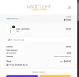 magic10 coupon verification screenshot