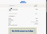Magic Molecule coupon verification screenshot
