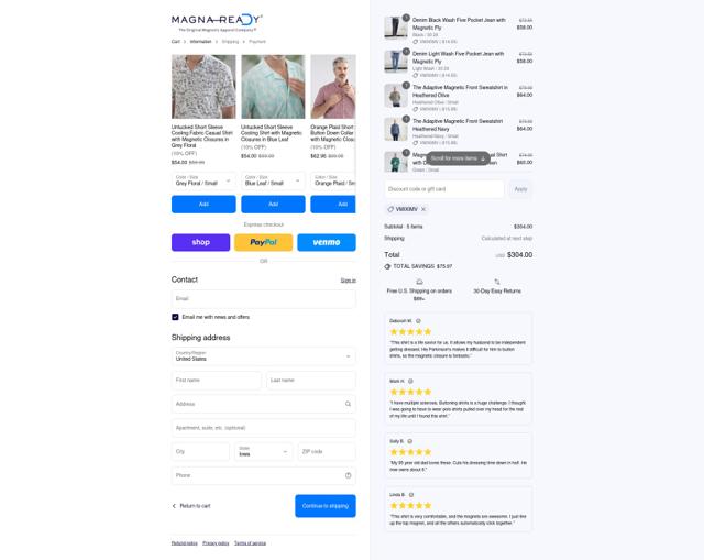 MagnaReady checkout page showing MagnaReady discount code box | Screenshot taken by SimplyCodes community member on Sep 12, 2025