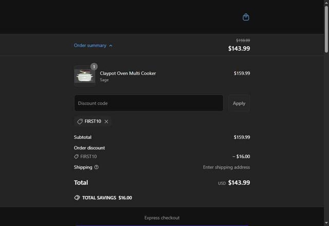 Magnifique checkout page showing Magnifique discount code box | Screenshot taken by SimplyCodes community member on May 14, 2025