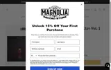 Magnolia Record coupon verification screenshot