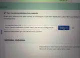 Referrallink coupon verification screenshot