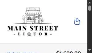 Main Street Liquor checkout page showing Main Street Liquor discount code box | Screenshot taken by SimplyCodes community member on Feb 2, 2026
