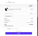 Coupon verification screenshot