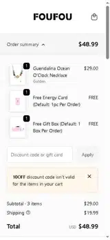 Maison FouFou coupon verification screenshot