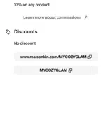 Maison Kin coupon verification screenshot