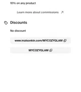 Maison Kin coupon verification screenshot