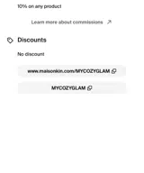 Maison Kin coupon verification screenshot