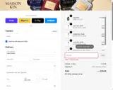 Maison Kin coupon verification screenshot
