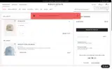 Maison Kitsuné coupon verification screenshot