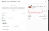Maja coupon verification screenshot