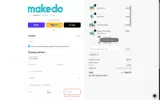 Makedo coupon verification screenshot