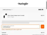 MakerFlo coupon verification screenshot
