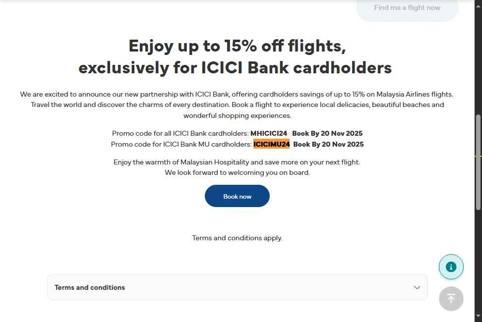 Malaysia Airlines checkout page showing Malaysia Airlines promo code box | Screenshot taken by SimplyCodes community member on Sep 28, 2025