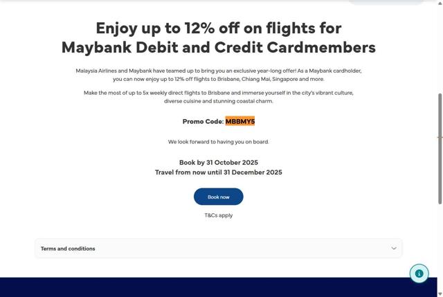 Malaysia Airlines checkout page showing Malaysia Airlines promo code box | Screenshot taken by SimplyCodes community member on Aug 1, 2025