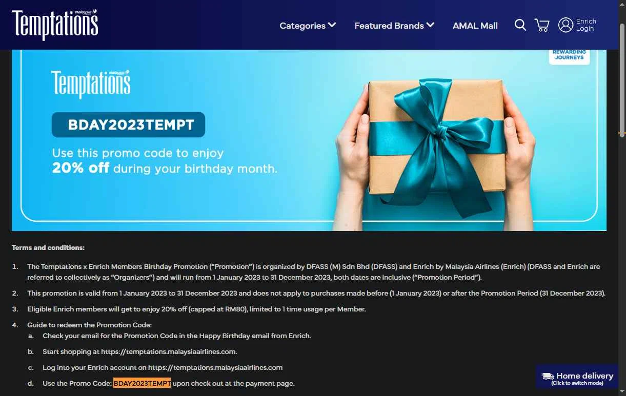 Malaysia Airlines checkout page showing Malaysia Airlines promo code box | Screenshot taken by SimplyCodes community member on Oct 11, 2025