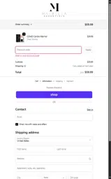 CHIC20 coupon verification screenshot