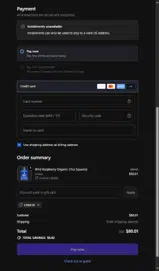 Mamma Chia coupon verification screenshot