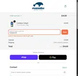 Manatee Gourmet Coffee coupon verification screenshot