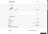 Man Cereal coupon verification screenshot