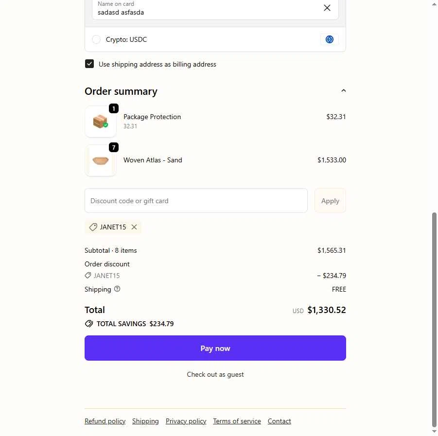 Mandrn checkout page showing Mandrn discount code box | Screenshot taken by SimplyCodes community member on Feb 11, 2026