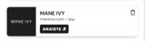MANE IVY coupon verification screenshot
