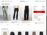 Mango Outlet coupon verification screenshot