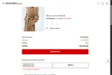 Mango Outlet coupon verification screenshot