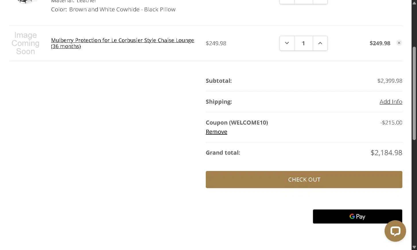 Manhattan Home Design checkout page showing Manhattan Home Design coupon code box | Screenshot taken by SimplyCodes community member on Dec 5, 2025