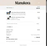KENZIE coupon verification screenshot