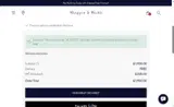 VCUK25 coupon verification screenshot
