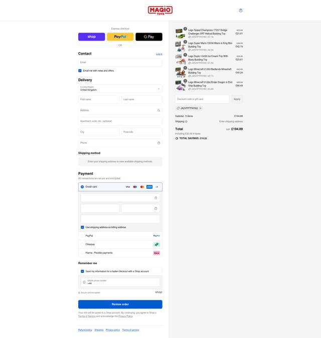Maqio checkout page showing Maqio discount code box | Screenshot taken by SimplyCodes community member on Sep 2, 2025
