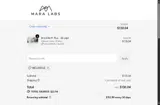 Mara Labs coupon verification screenshot
