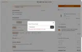 March and Ash coupon verification screenshot