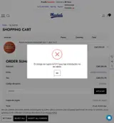 Marchants coupon verification screenshot