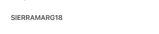 SIERRAMARG18 coupon verification screenshot