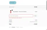 MarieBelle coupon verification screenshot
