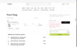 Marks & Spencer IE coupon verification screenshot