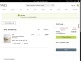 Marks & Spencer IE coupon verification screenshot