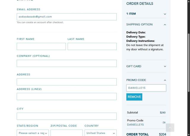 Marky's checkout page showing Marky's promo code box | Screenshot taken by SimplyCodes community member on Jul 15, 2025